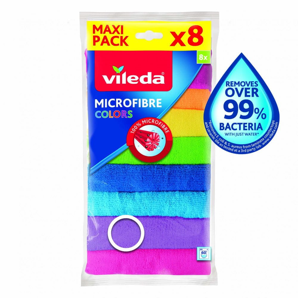 VILEDA Mikrohandrička Colors 8 ks